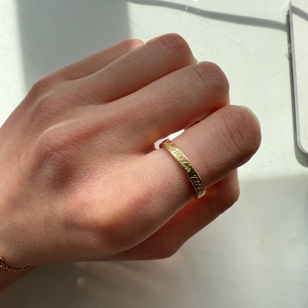 Tiffany Co. Yellow gold ring